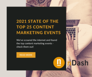 2021 State of the Top 25 Content Marketing Events