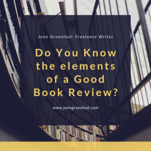 Do you know the elements of a good book review?