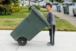 Setting up trash pickup and recycling