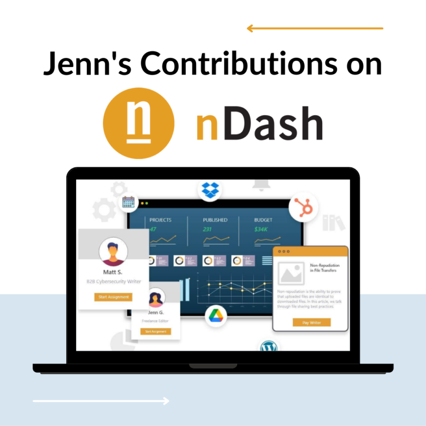 Jenn's Contributions on nDash